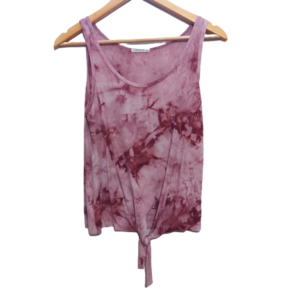 Antistar Tie Dye Tie Waist Tank Extra Small